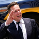 Elon Musk departs from the justice center in Wilmington, Delaware on July 13, 2021.